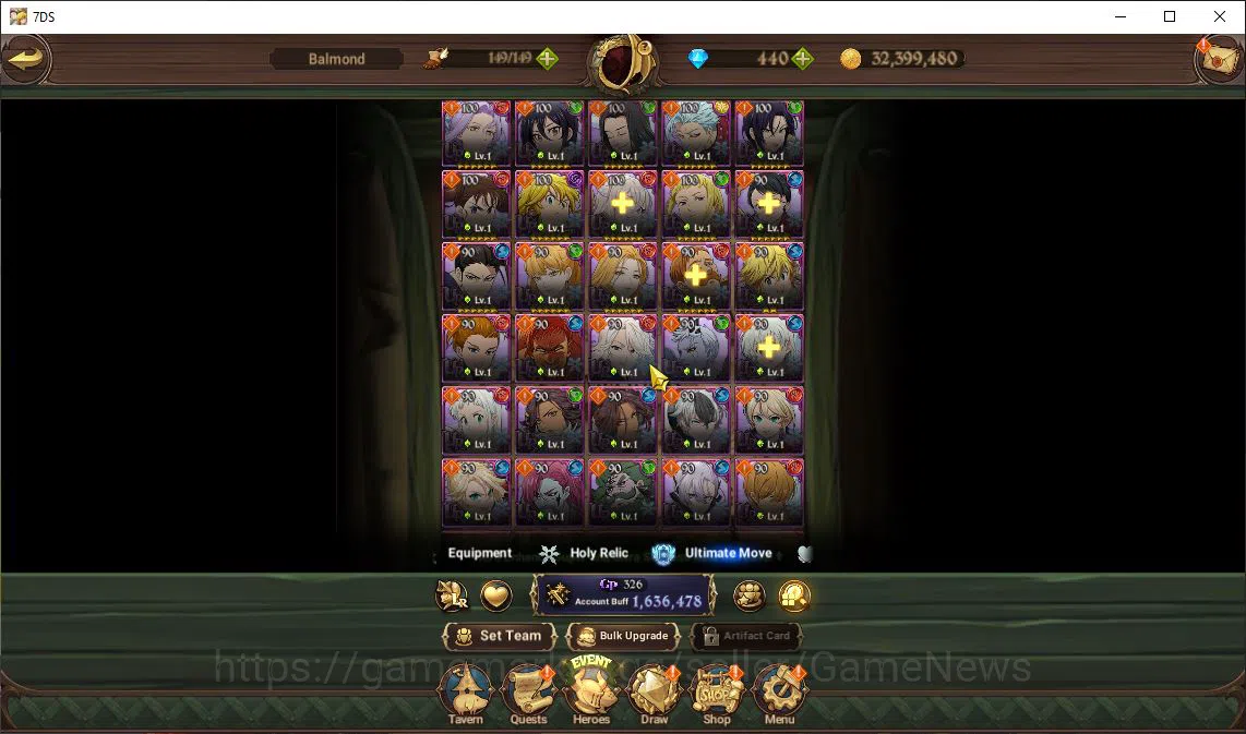 The Seven Deadly Sins: Grand Cross Accounts Global | 1,6 M CC | 440 Dm+1 Seventh Spring Box | image 15