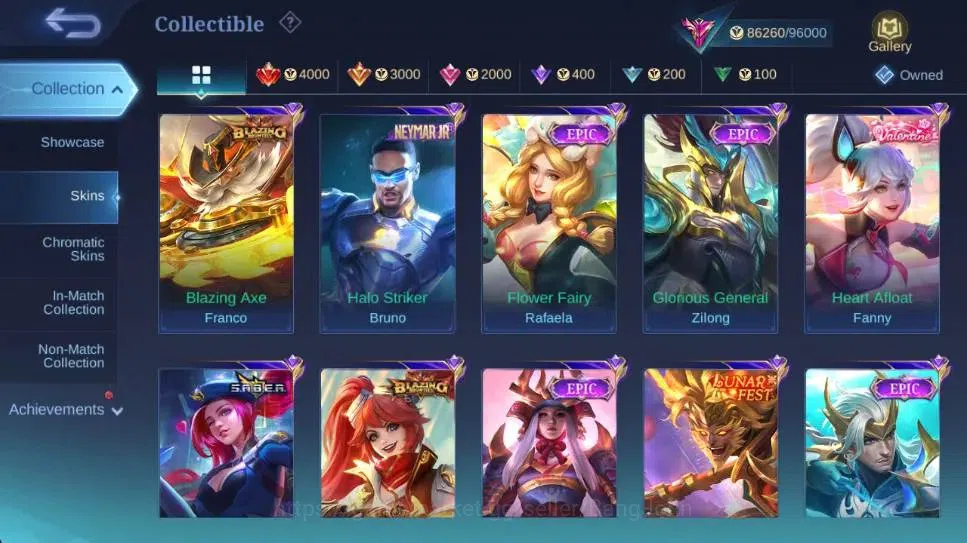 Mobile Legends: Bang Bang Accounts Global|Skin 252|Exalted|Dawning Lancelot,Aspirants image 11