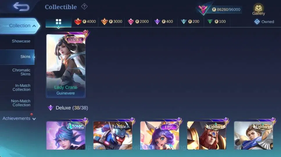 Mobile Legends: Bang Bang Accounts Global|Skin 252|Exalted|Dawning Lancelot,Aspirants image 13