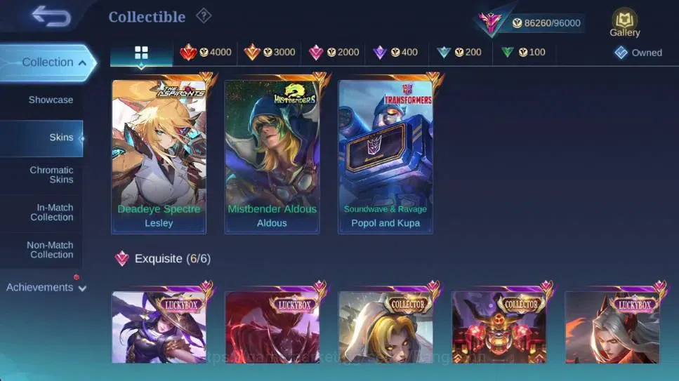 Mobile Legends: Bang Bang Accounts Global|Skin 252|Exalted|Dawning Lancelot,Aspirants image 15