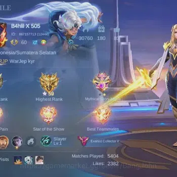 Mobile Legends: Bang Bang Collector Global|Skin 252|Exalted|Dawning Lancelot,Aspirants image 1