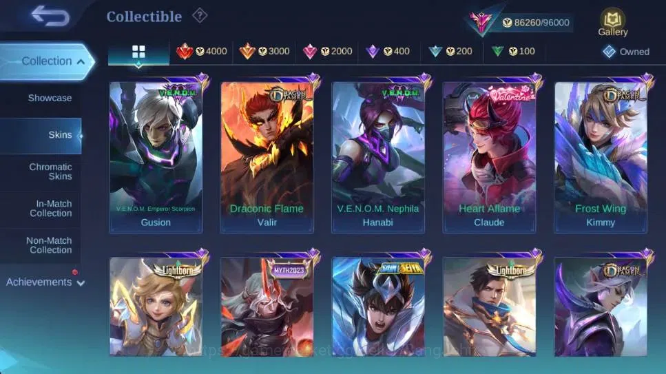 Mobile Legends: Bang Bang Accounts Global|Skin 252|Exalted|Dawning Lancelot,Aspirants image 7