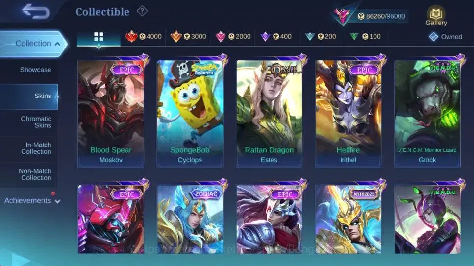 Mobile Legends: Bang Bang Accounts Global|Skin 252|Exalted|Dawning Lancelot,Aspirants image 9
