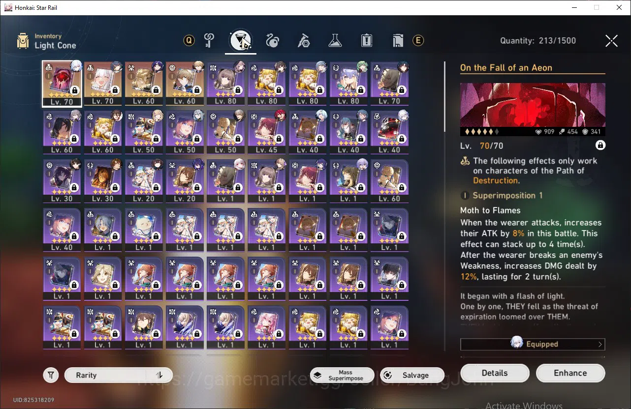 Honkai Star Rail Accounts Others ASIA | TL64 | 13 Lim | DanHeng PT, Sparkle, Sunday, Huohuo | Top 4 Support | 886 Jade | 1 6