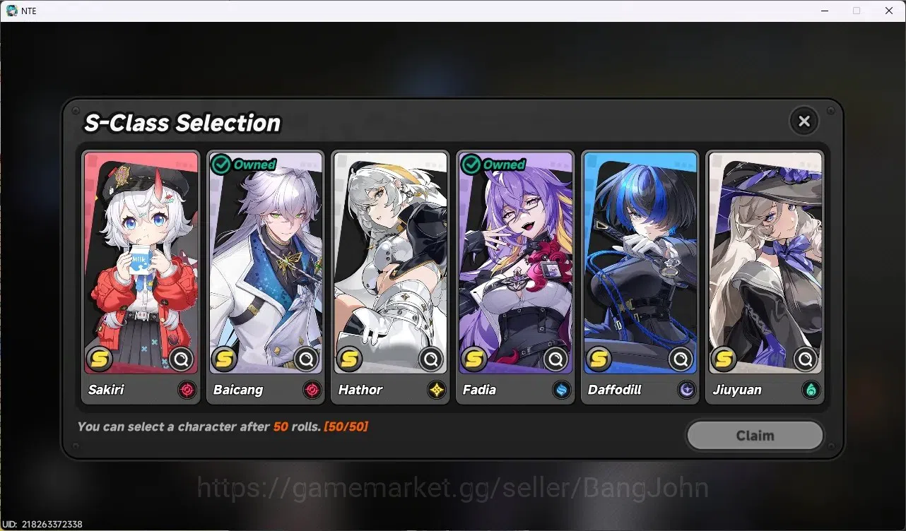 Neverness to Everness Accounts EU| Hunter Lv 8 | 3 S-Class (Chaos,Baicang,Fadia)  image 5