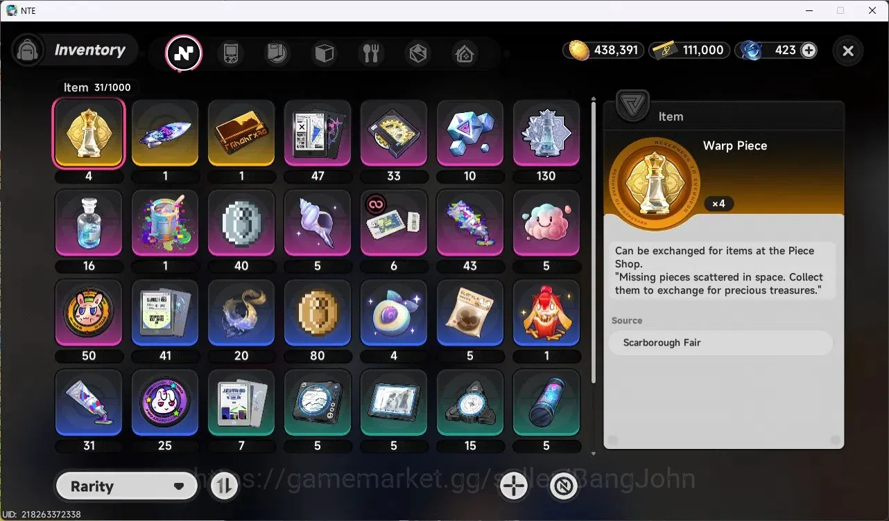 Neverness to Everness Accounts EU| Hunter Lv 8 | 3 S-Class (Chaos,Baicang,Fadia)  image 7