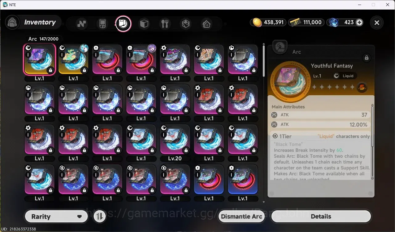 Neverness to Everness Accounts EU| Hunter Lv 8 | 3 S-Class (Chaos,Baicang,Fadia)  image 9