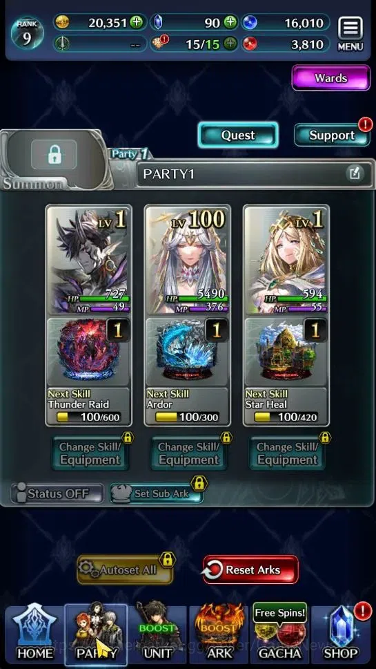 Last Cloudia Accounts GLOBAL|Rank 9|Top Tier Unit [Demon Lord Judecca-Sa image 7