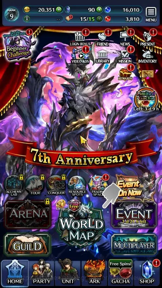 Last Cloudia Accounts GLOBAL|Rank 9|Top Tier Unit [Demon Lord Judecca-Sa image 8