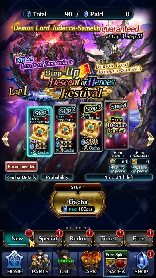 Last Cloudia Accounts GLOBAL|Rank 9|Top Tier Unit [Demon Lord Judecca-Sa image 9