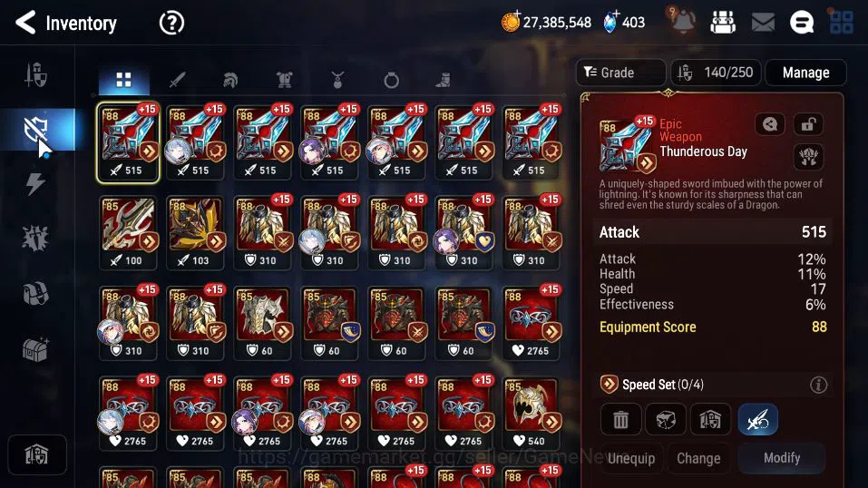 Epic Seven Accounts GLOBAL UNVERIF|New Era|10 ML(Salome,LOT Scales,NM image 10