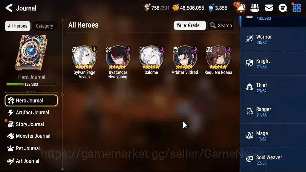 Epic Seven Accounts GLOBAL Unverif|New Era|5 ML(Salome,ABVildred,BysHw image 6