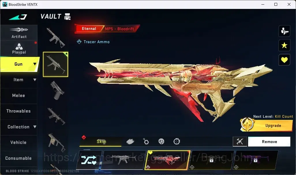 Blood Strike Accounts ASIA | Eternal MP5-Bloodrift | 2 BLEACH+ENZO Colla image 2