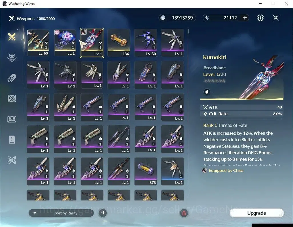 Wuthering Waves Accounts NA | UL 47 | 21K Astrite, 51 Coral | 2 Limited | D image 5