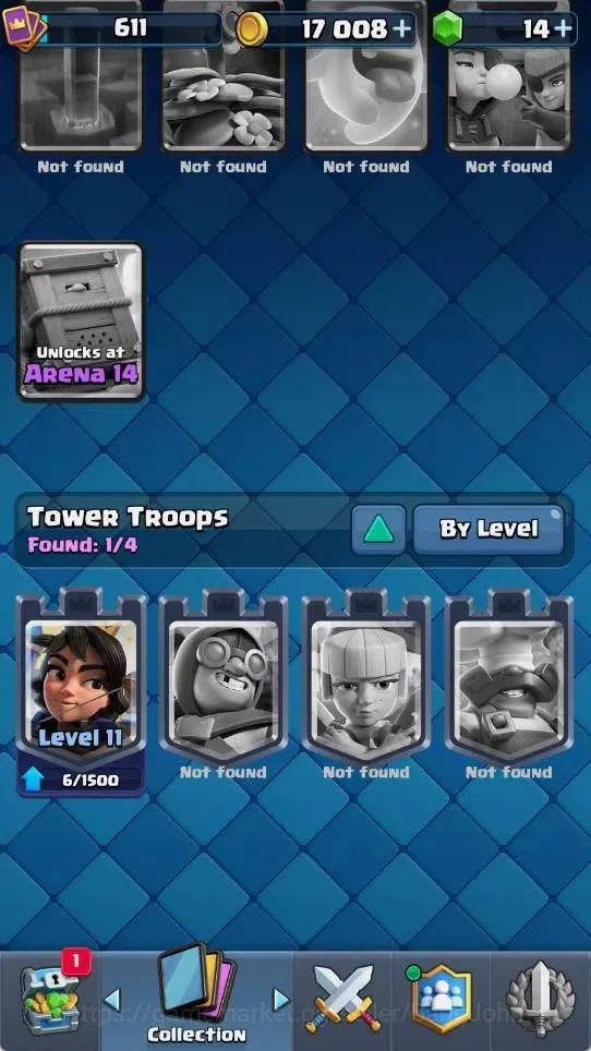 Clash Royale Accounts Mobile | KTL 11 | Trophy 4433 | Card 72 | 1 Hero | image 1