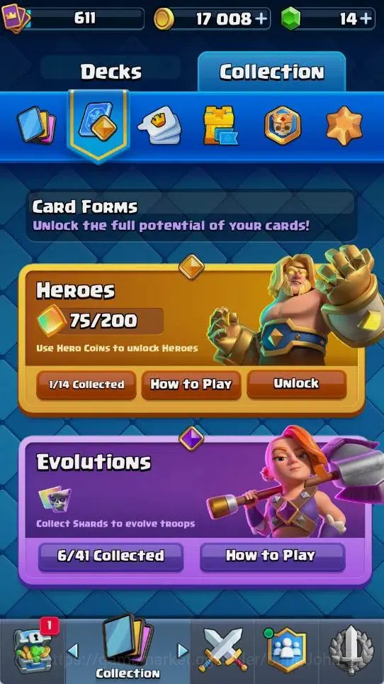 Clash Royale Accounts Mobile | KTL 11 | Trophy 4433 | Card 72 | 1 Hero | image 14