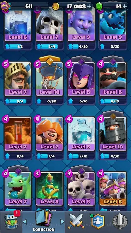 Clash Royale Accounts Mobile | KTL 11 | Trophy 4433 | Card 72 | 1 Hero | image 5