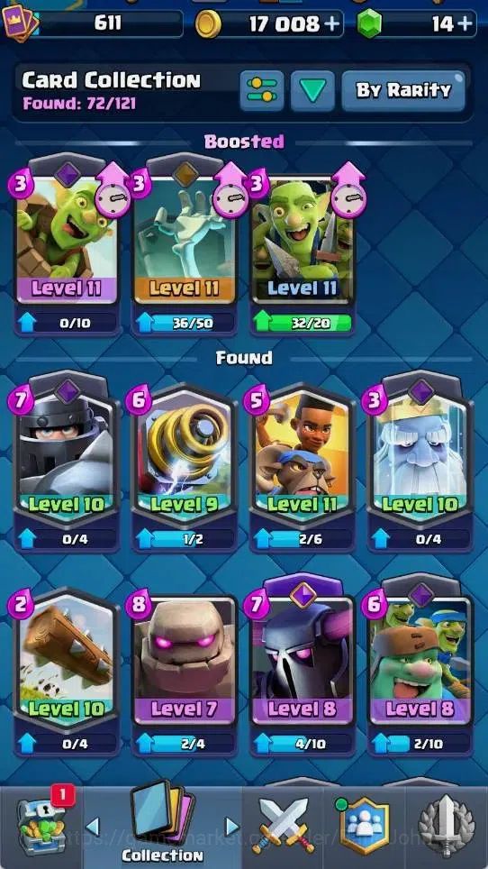 Clash Royale Accounts Mobile | KTL 11 | Trophy 4433 | Card 72 | 1 Hero | image 6