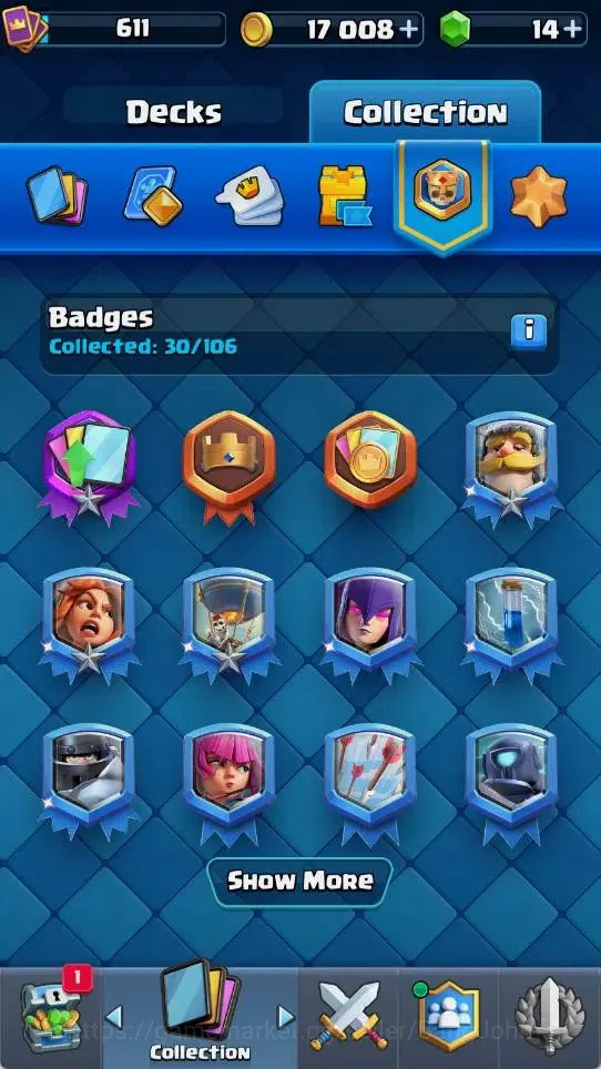 Clash Royale Accounts Mobile | KTL 11 | Trophy 4433 | Card 72 | 1 Hero | image 9
