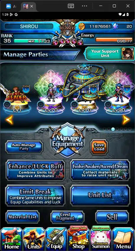 Grand Summoners Accounts GLOBAL|Ascend 13|Shirou Emiya(TW),Chloe(TW),Summer image 6