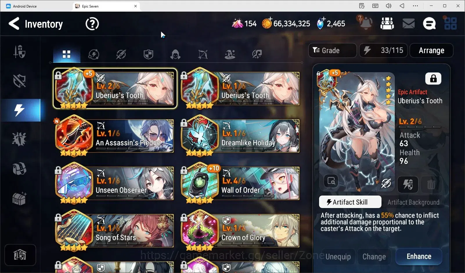 Epic Seven Accounts Global unverif|9ML (RNL,Straze, Zio, ADS, Harsetti image 14