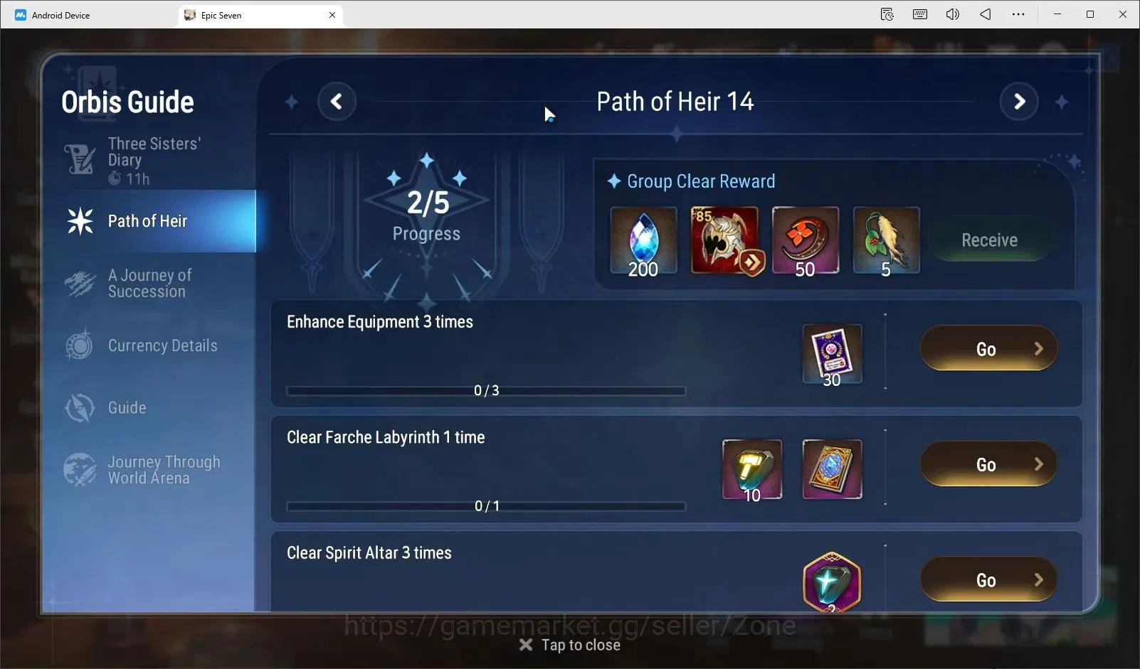 Epic Seven Accounts Global unverif|9ML (RNL,Straze, Zio, ADS, Harsetti image 6