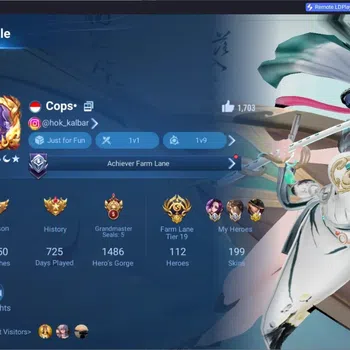 Honor of Kings Accounts Rare Skin Global |112H 199S|Flawless Arli|Precious:Ultraman Mozi, AOT Zhang Fei, Precious Butterfly