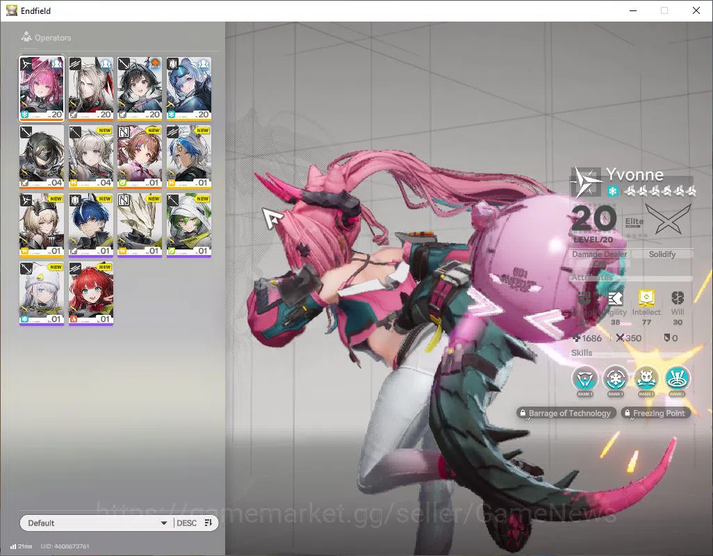 Arknights: Endfield Accounts ASIA|Fresh Strater [lV 10]|SSR 3(1Limit) [yvonne+S image 3