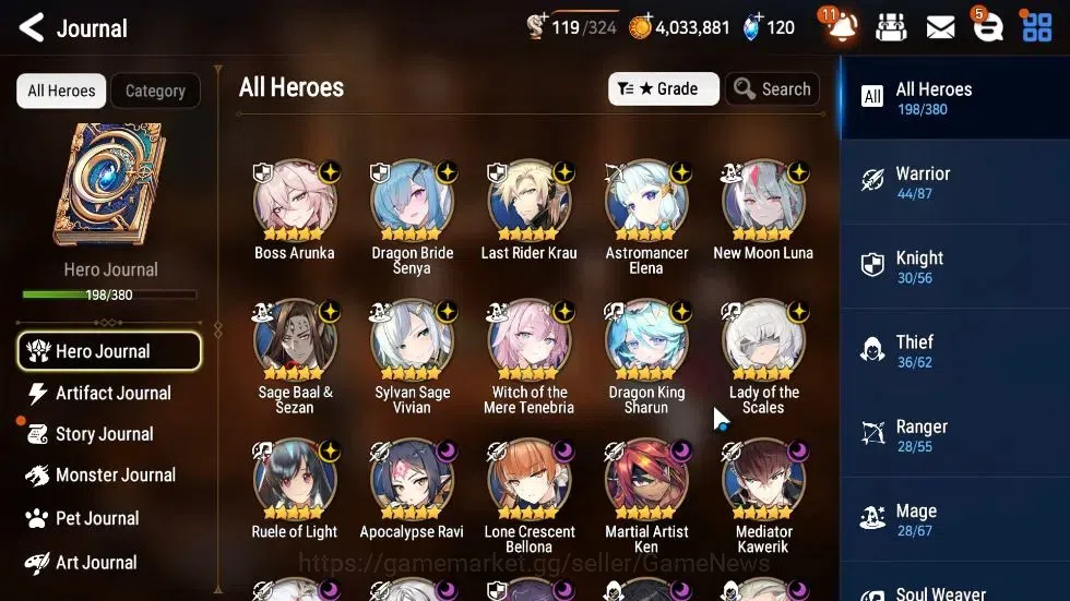 Epic Seven Accounts GLOBAL Unverif|24ML(RhianaLuciel,Salome,BArunka,LO image 6