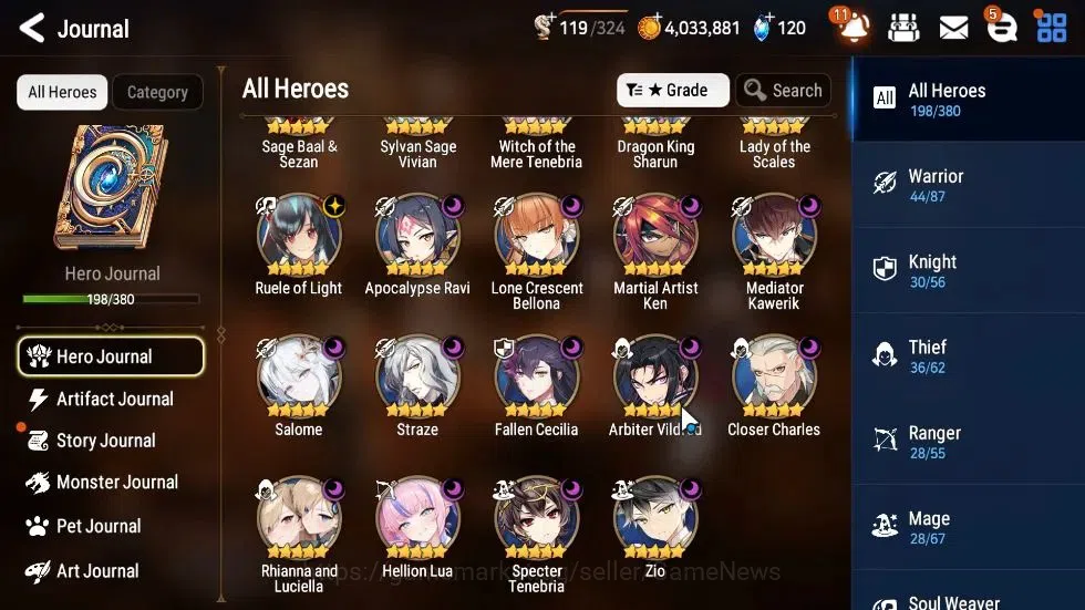 Epic Seven Accounts GLOBAL Unverif|24ML(RhianaLuciel,Salome,BArunka,LO image 7