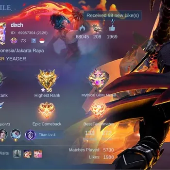 Mobile Legends: Bang Bang Accounts Collector Hero 133|Skin 272|Renowned|HighGlory 56|Collector Nata|LBox Alpha+Martis|Collab