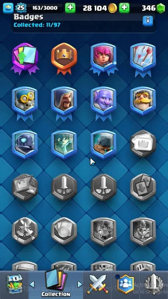 Clash Royale Accounts Midgame Lv 25|KTL 9|Trophy 4118|Card 80/121|2 Hero 1 EVO 4 Legendary 23 Epic 28 Rare 29 Common|2 12
