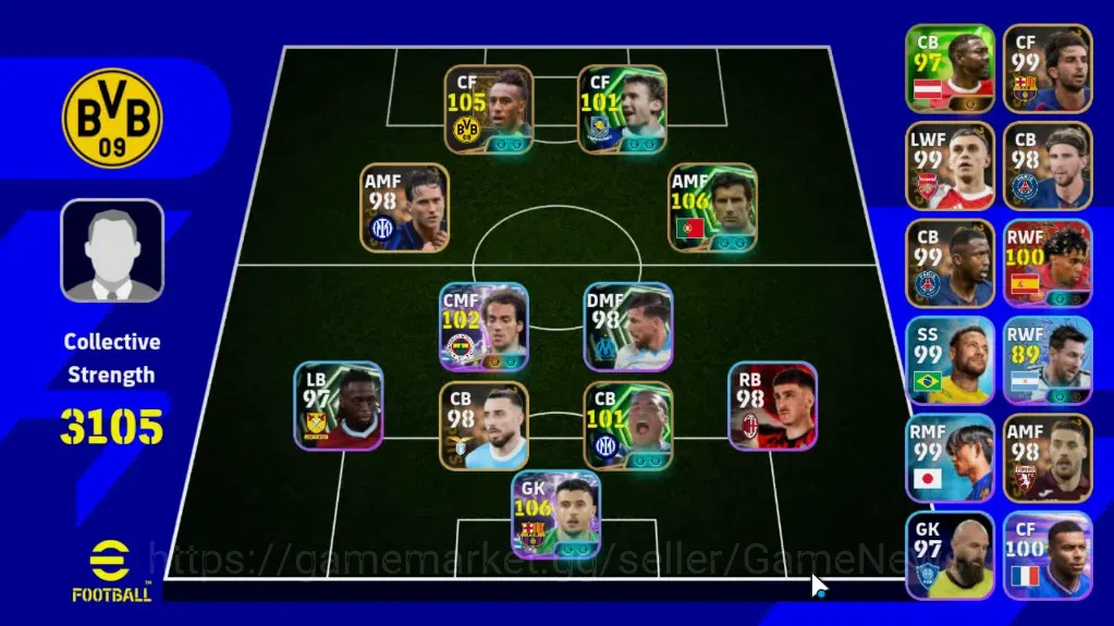 eFootball Accounts Legends & Iconic Players Android|Epic Luis Figo,P.E Aubameyang,Ivan Cordoba,Andriy S,ShowTime Joan 1
