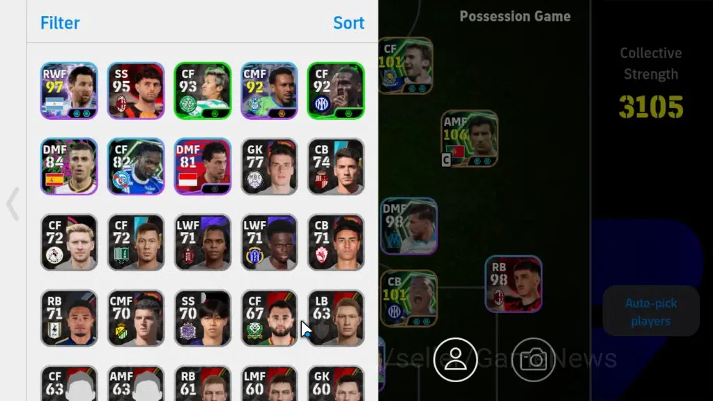 eFootball Accounts Legends & Iconic Players Android|Epic Luis Figo,P.E Aubameyang,Ivan Cordoba,Andriy S,ShowTime Joan 2