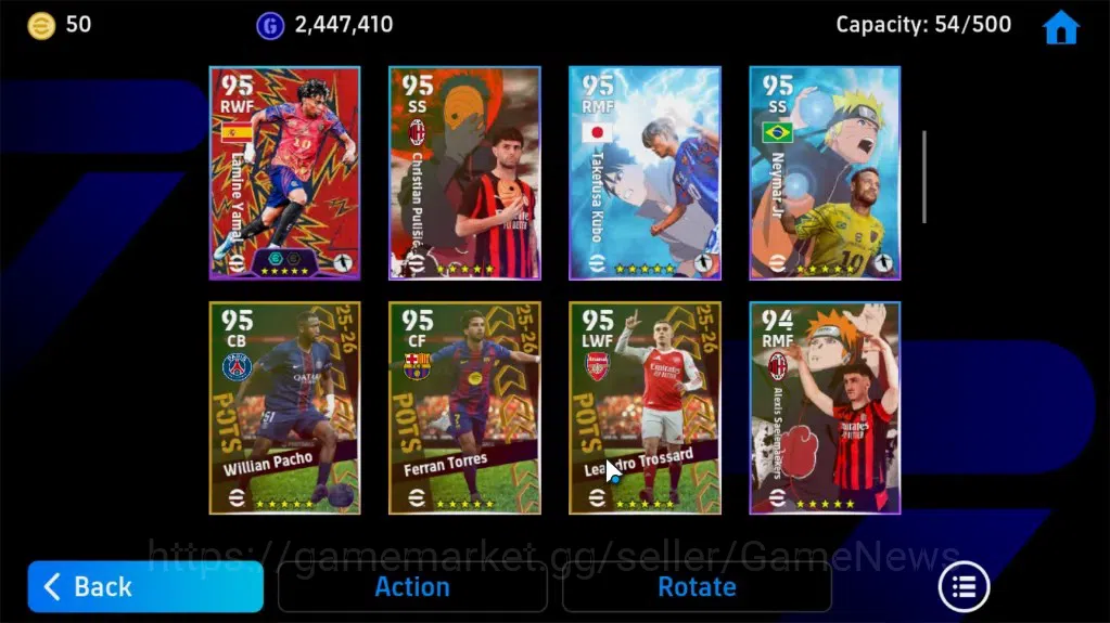 eFootball Accounts Legends & Iconic Players Android|Epic Luis Figo,P.E Aubameyang,Ivan Cordoba,Andriy S,ShowTime Joan 5