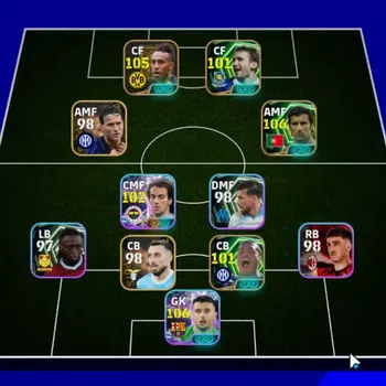 eFootball Accounts Legends & Iconic Players Android|Epic Luis Figo,P.E Aubameyang,Ivan Cordoba,Andriy S,ShowTime Joan