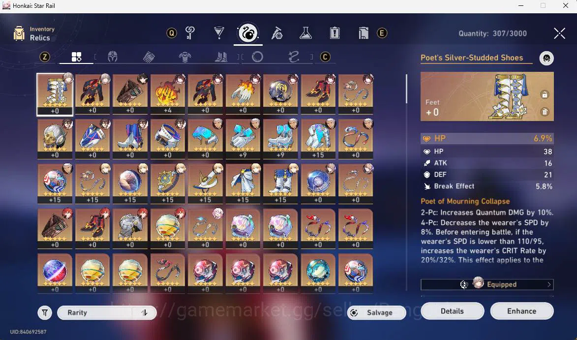 Honkai Star Rail Accounts ASIA|TL 50|5 limit|LC Sign(Archer,Saber),Sparkle E image 5
