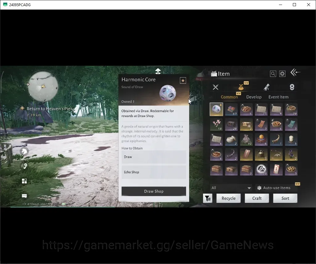 Where Winds Meet Accounts GLOBAL|Lv 6|3682 GS|1 HC Unused|Anthem Of Ages,Jianghu Wanderer,Golden Oath,Moonlit Strand|Male 1