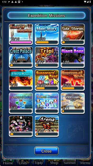 Grand Summoners Accounts GLOBAL | Ascend 16 | Houka TW, Roy TW, Shiro TW, M image 2