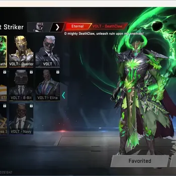 Blood Strike Accounts Others ASIA | 2 Eternal Striker: VOLT-DeathClaw, Zero-Odashadow|1 Ultra Gun|1 Limited Gun|2 Legendary