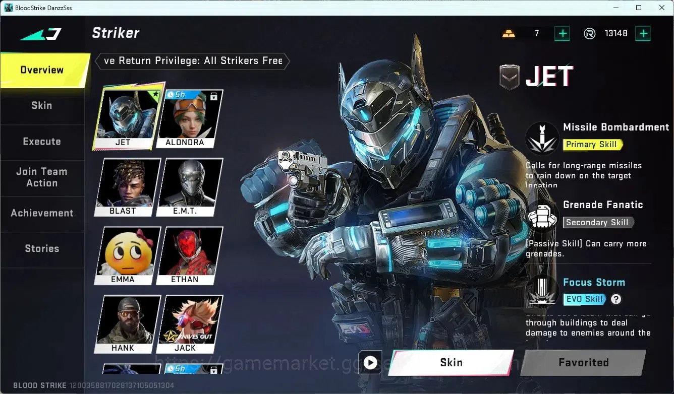 Blood Strike Accounts ASIA | EVO FAL-Evolved Draco |Eternal Kala-Requime image 3