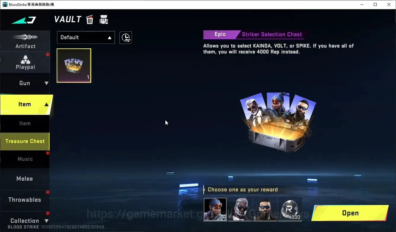 Blood Strike Accounts ASIA|MELEE TALON KNIFE-Sanctum+3 ULTRA [Pitch Stri image 12