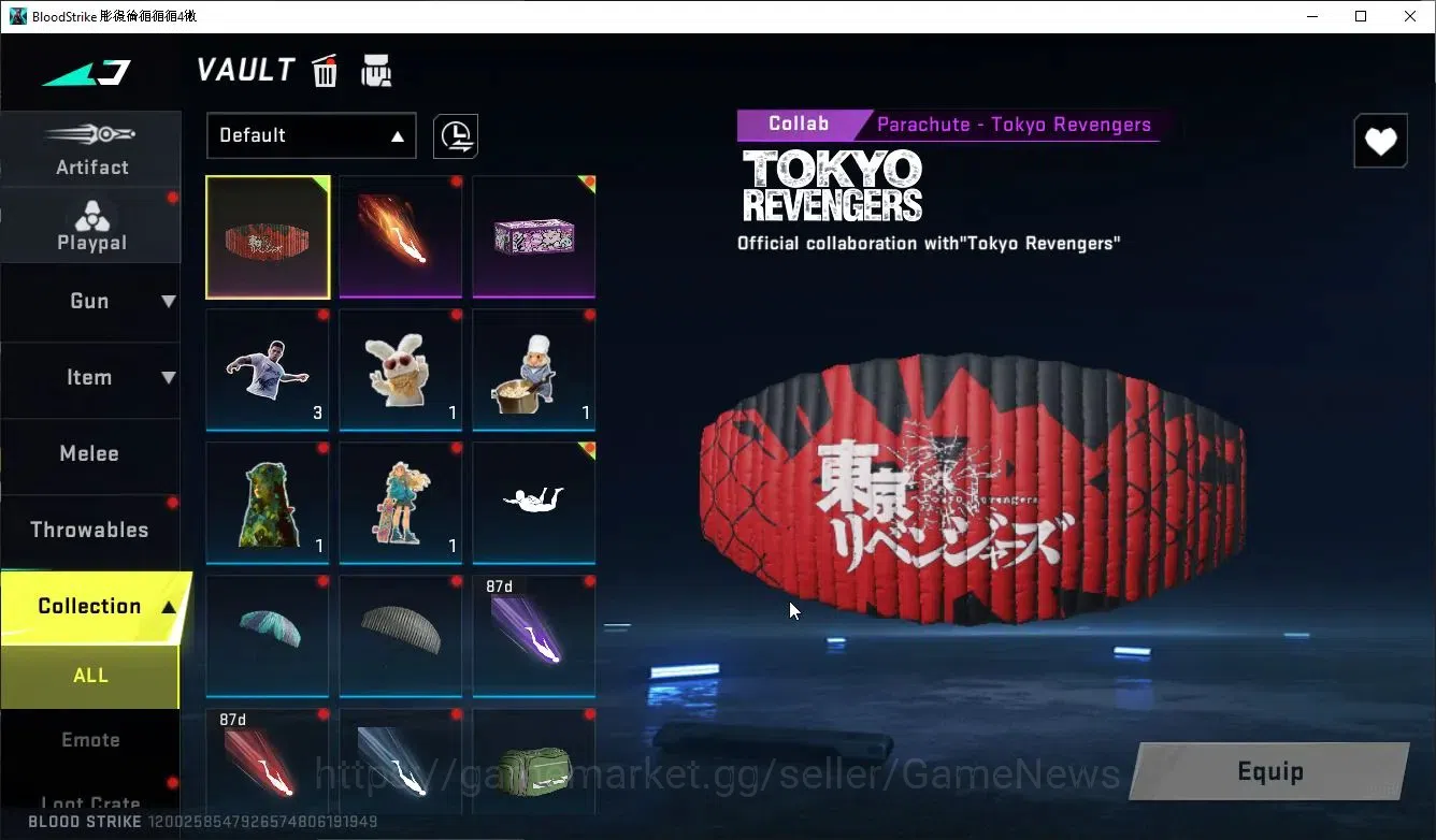 Blood Strike Accounts ASIA|MELEE TALON KNIFE-Sanctum+3 ULTRA [Pitch Stri image 13