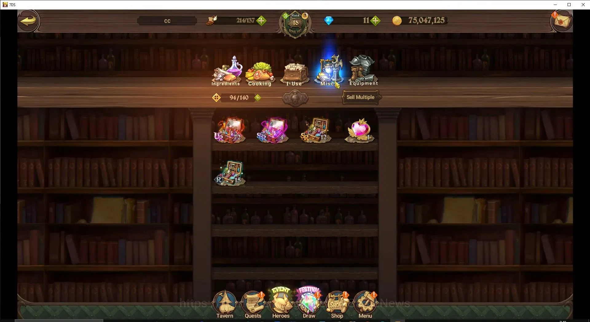The Seven Deadly Sins: Grand Cross Accounts Asia|866K CC|110 LS+1 UR Selector|2 LR+7 UR|Brunhi image 16