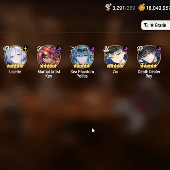 Epic Seven Accounts Mid-Tier Global UnVerif|NewEra|6 ML(Lisette,Zio,BGGD Moro,SP Politis etc)+Setsuka,Lidica,Rinak,Piera