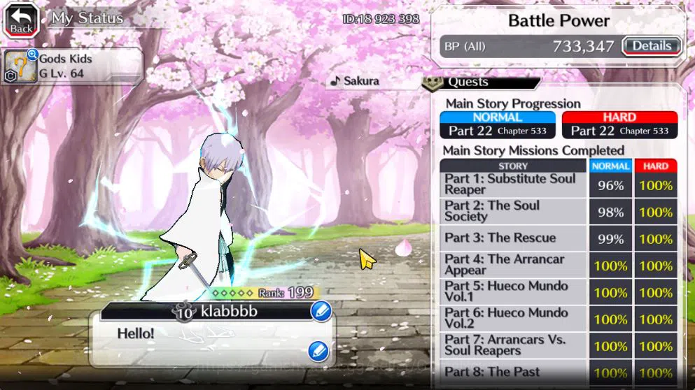 Bleach: Brave Souls Accounts [GLOBAL]51K Orb|TYBW26[Giselle,Candice],10th Anniv image 15