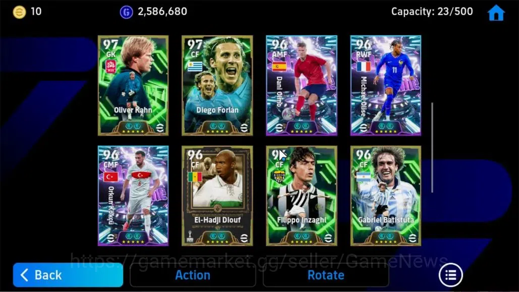 eFootball Accounts Android|Big Time Lionel Messi,Andrea Pirlo,Franco  image 10