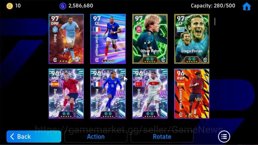 eFootball Accounts Android|Big Time Lionel Messi,Andrea Pirlo,Franco  image 6