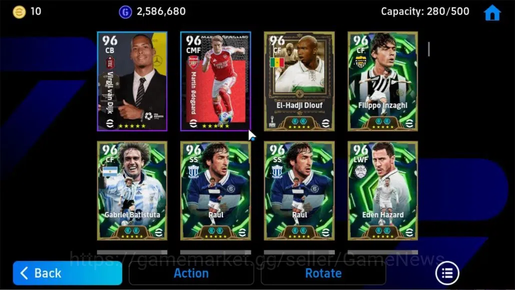 eFootball Accounts Android|Big Time Lionel Messi,Andrea Pirlo,Franco  image 7