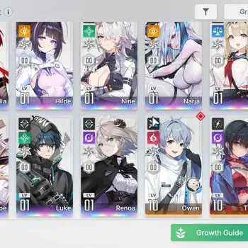 Chaos Zero Nightmare Accounts GLOBAL|Lv55|9 SSR(ArabellaM2,Hilde,Nine,Narja,Haru,Kayron,Luke,Renoa,Khalipe,etc) 1 Combatant